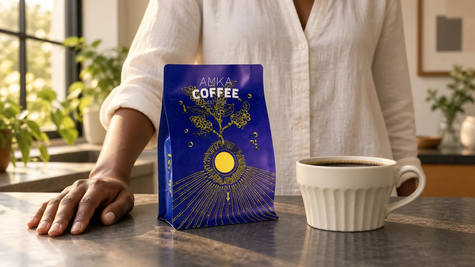 Kenya AA, poured