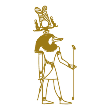 HUDANG, the figure with the staff